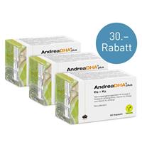 AndreaDHA plus D3 + K2  3 pcs 30.- discount!