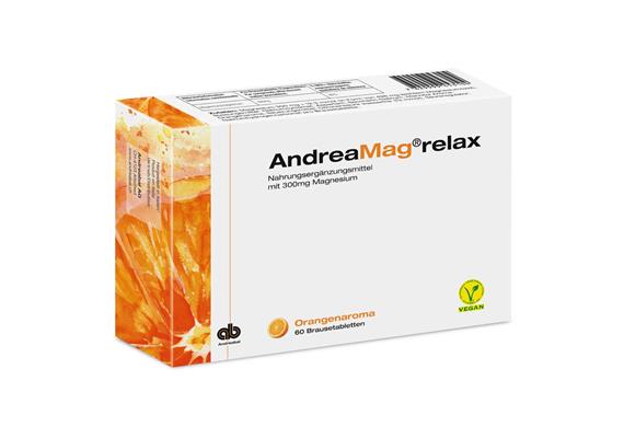 AndreaMag relax compresse effervescenti aroma di arancia 60 pezzi