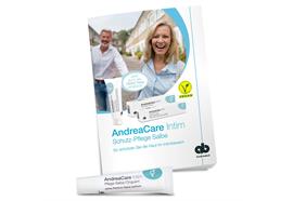 Brochure with sample 5ml english - AndreaCare Intim